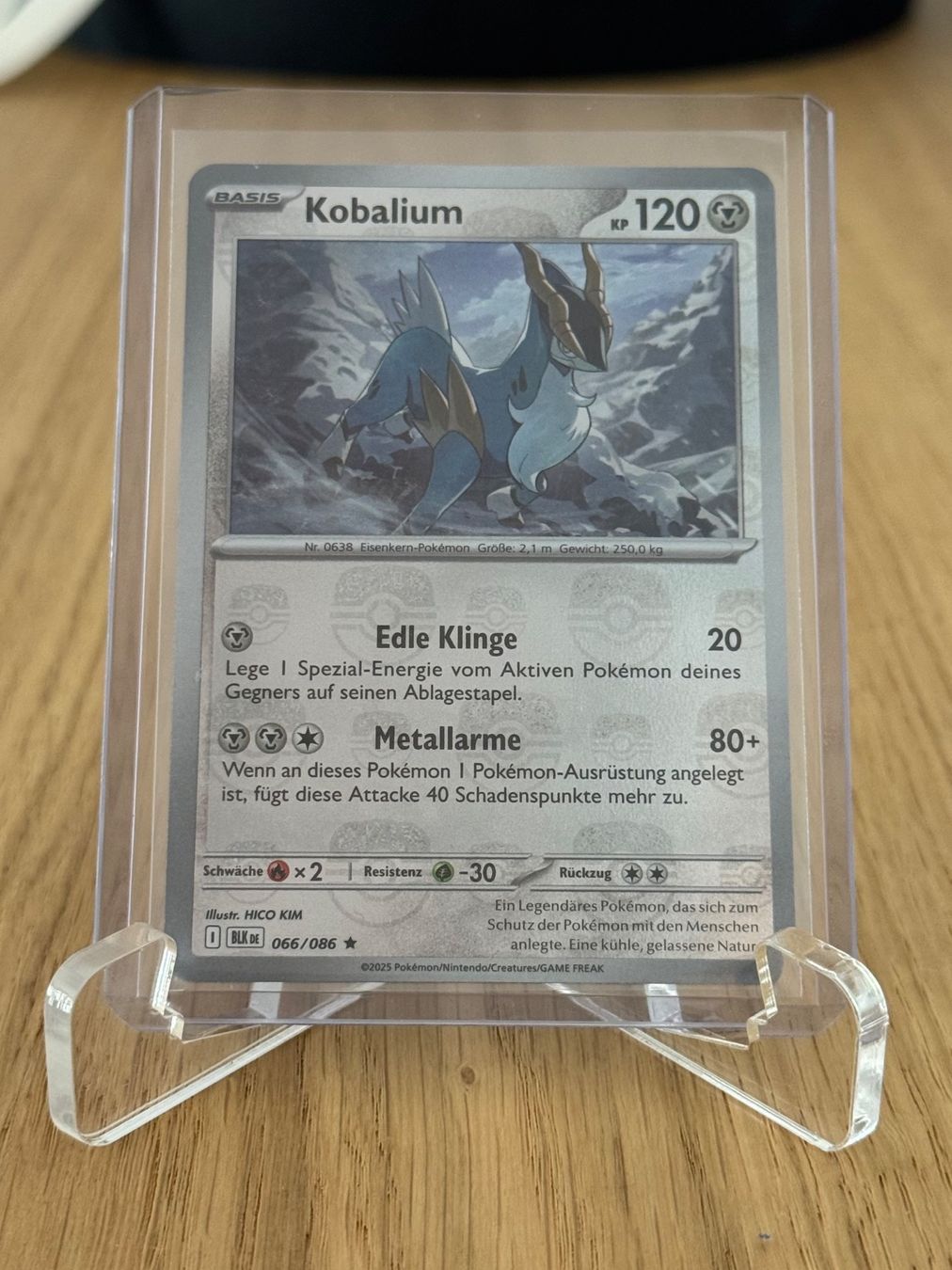 Pokémon Carte collezionabili: Schwarze Blitze | Kobalium | BLK 066/086 Master Ball Pattern – Nuovo (secondo la descrizione) da Rothenburg venduto da globepepper