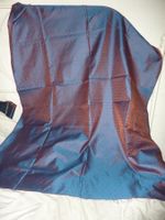 tissu jacquard bleu canard motif indien 1,50 x 1 métres