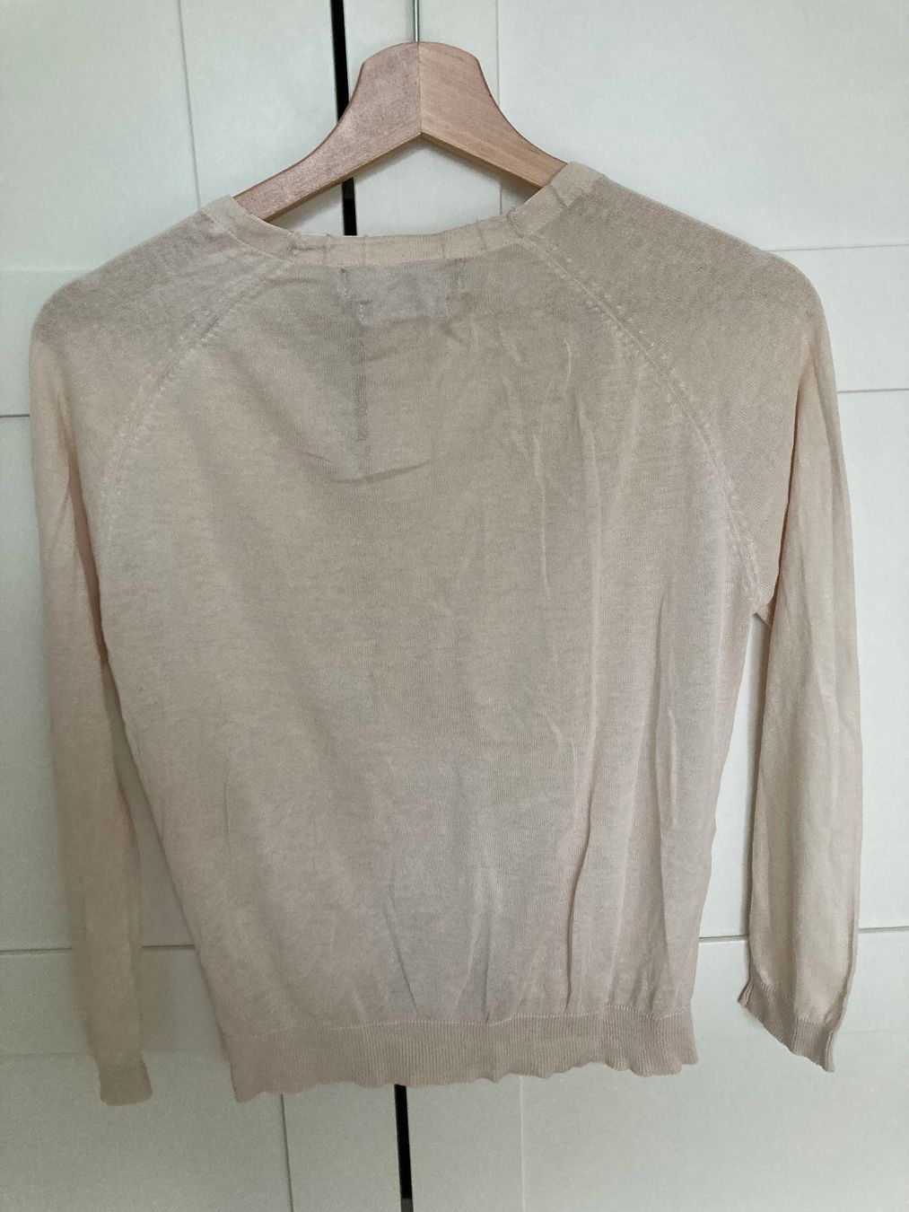 Zara Jacken: Zara Hellrosa/Nude Jäckchen Seide/Cotton; Gr.34 – Gebraucht aus Zürich von LisM. 2