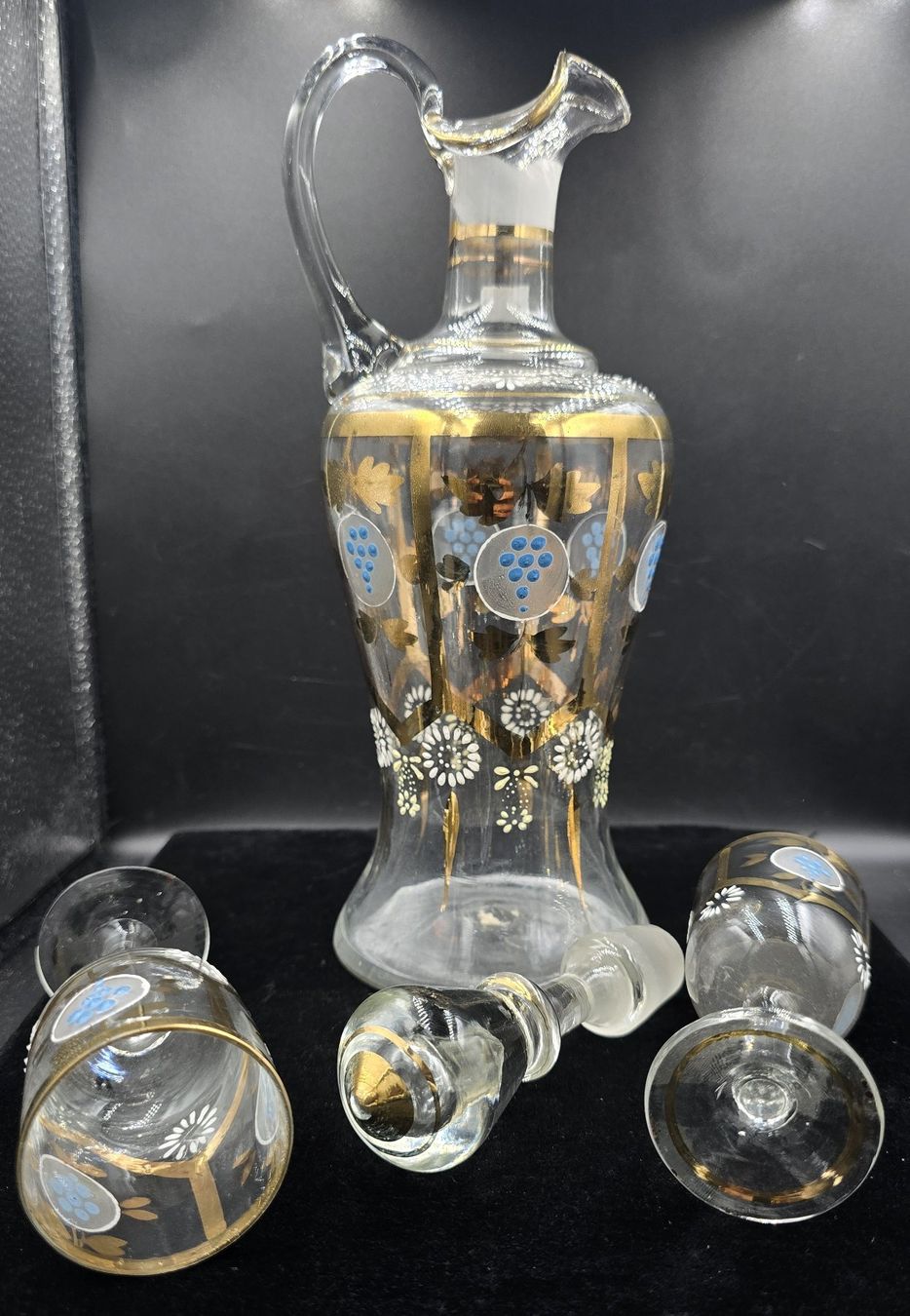 Flaschen: Antike Likörflasche mit 2 Gläser – Gebraucht aus Rorschacherberg von snOOpydOg11 4