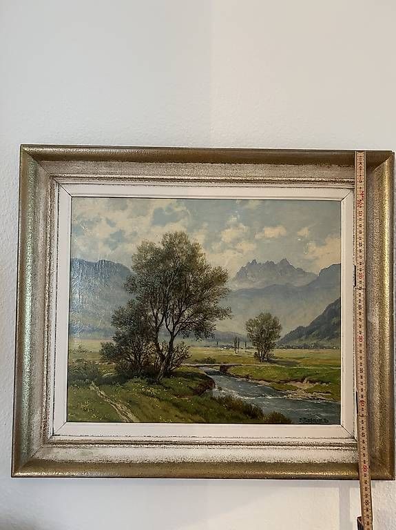 Dipinti: Bild Uznacher Moorlandschaft – Usato da Winterthur venduto da Swiffer1291 2