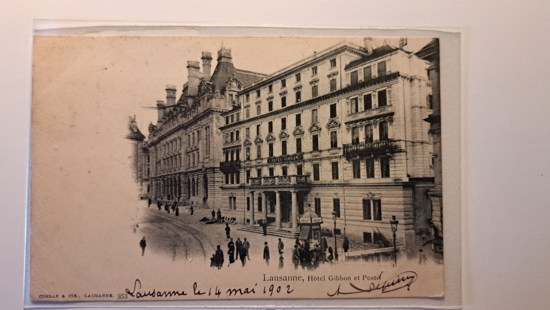 Cartoline postali: Ancienne CP Lausanne  1902 - La Poste – Usato da Pailly venduto da jme99
