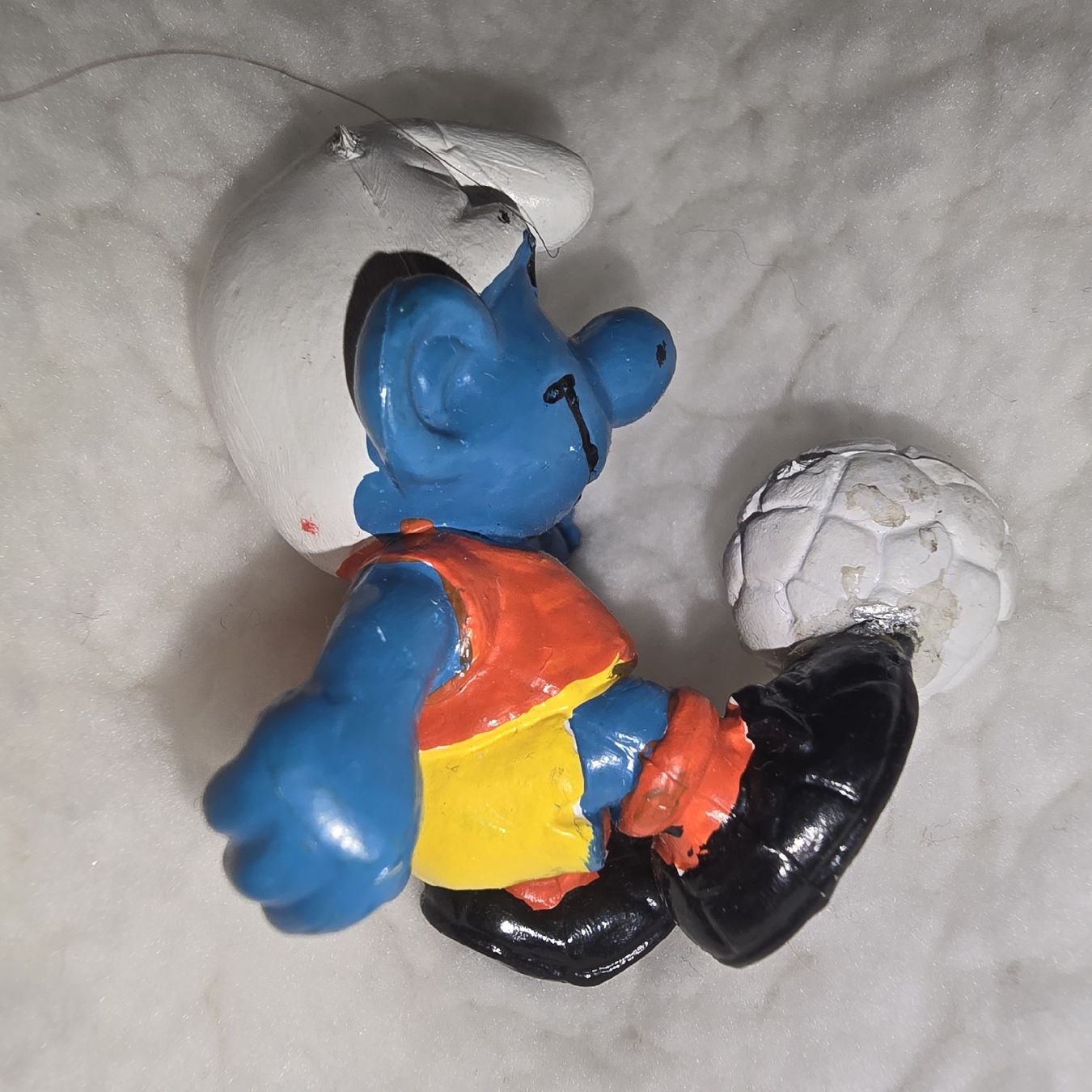 Figuren: Fussballer Schlumpf – Gebraucht aus Hochdorf von  1