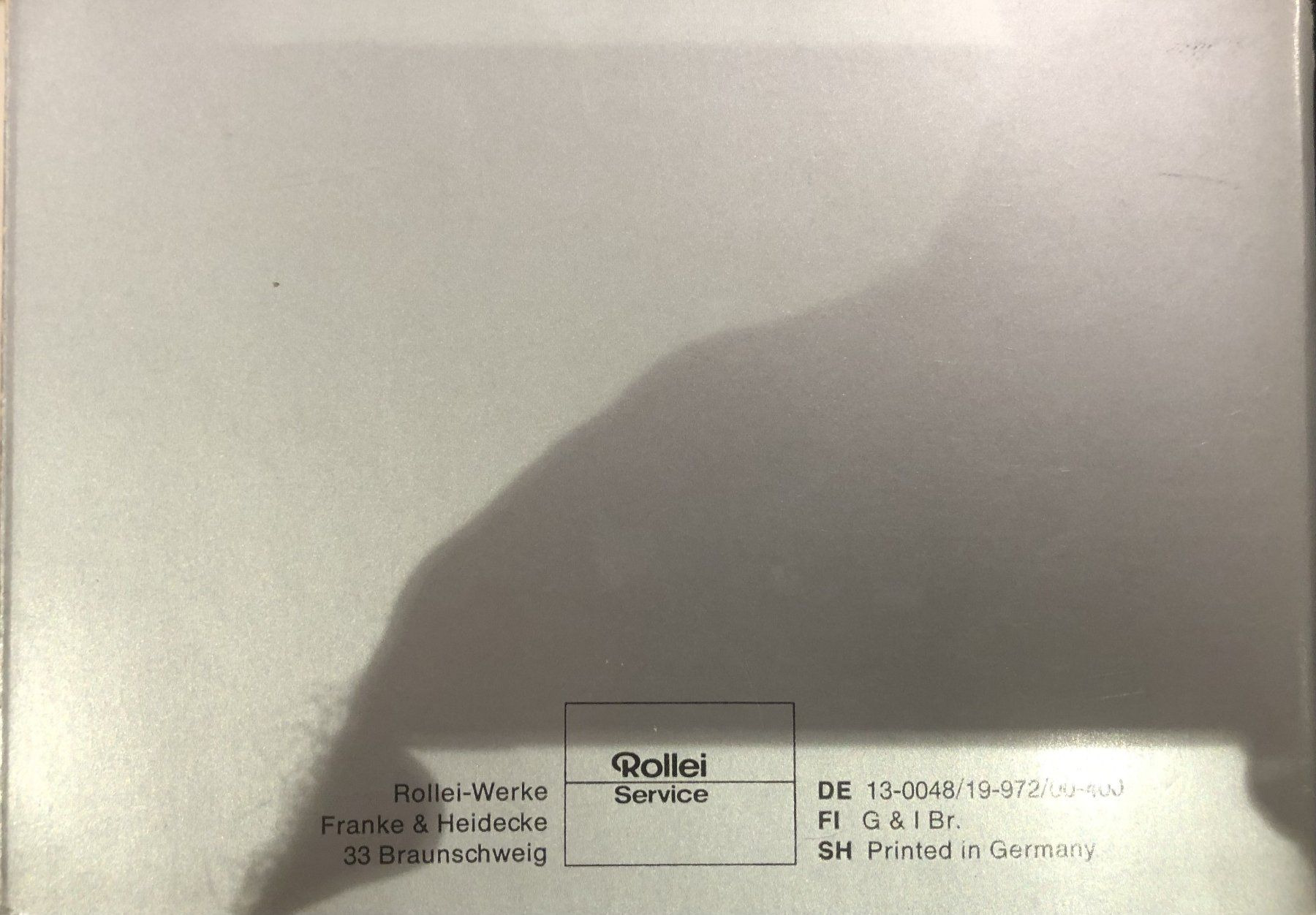 Bücher: Rollei E 24 Blitz Betriebsanleitung – Gebraucht aus Dussnang von Zucchero2 5