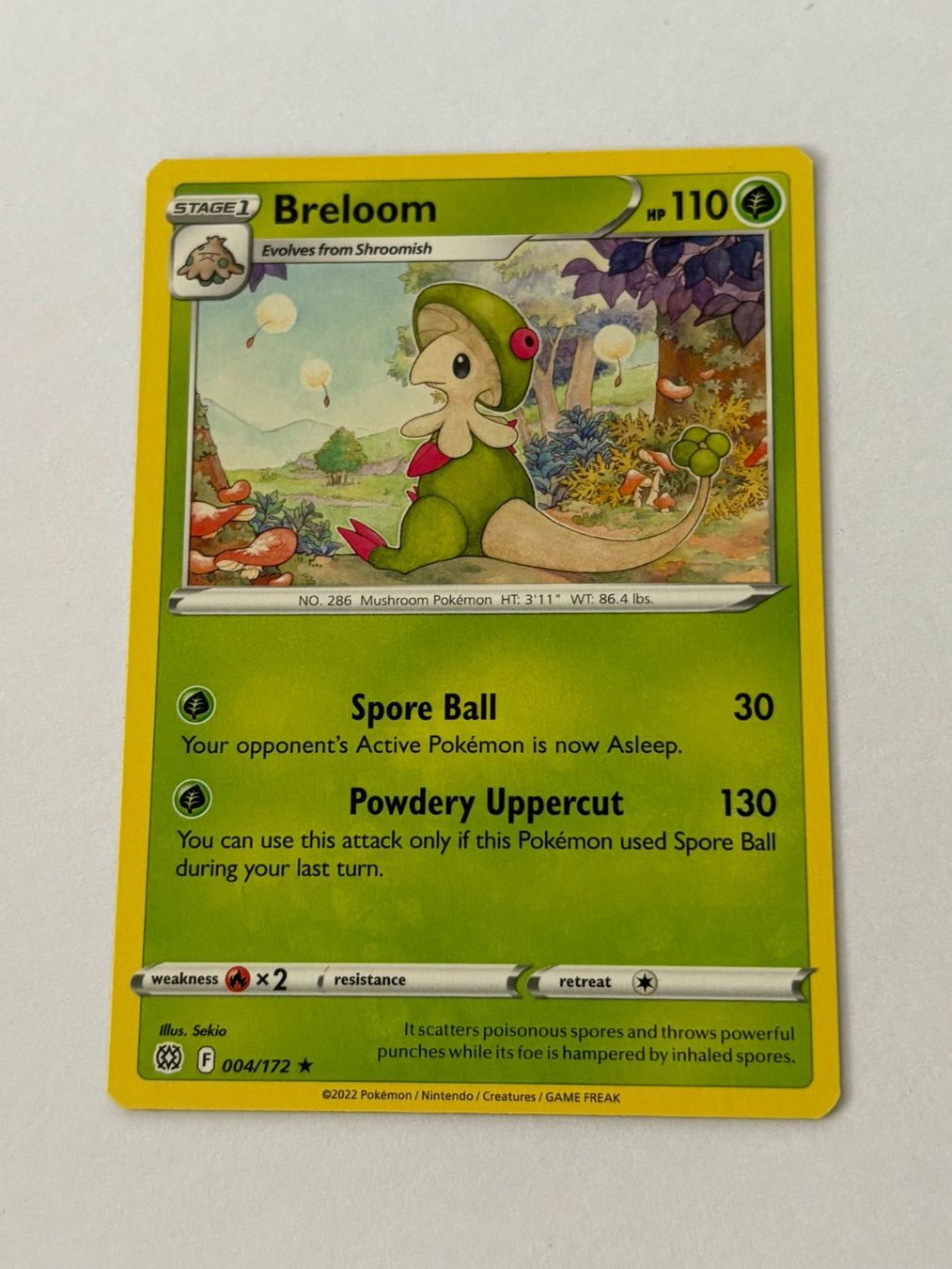 Pokémon Carte collezionabili: Breloom 004/172 – Usato da Herisau venduto da Seyashop_2