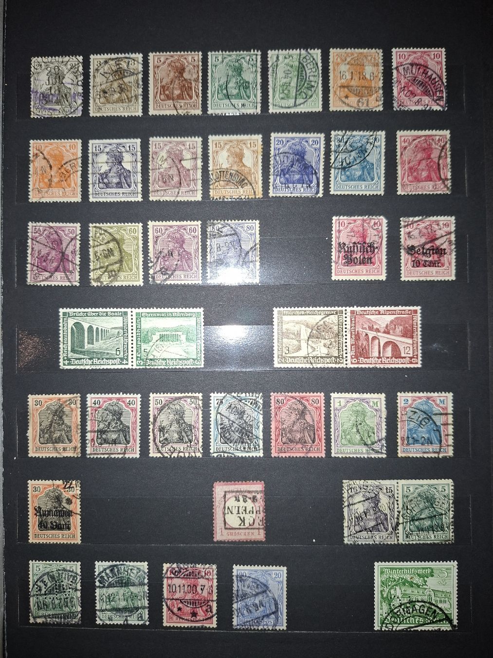 Tutti i francobolli: Briefmarkensammlung Deutschland div. – Usato da Balgach venduto da SIMEON27