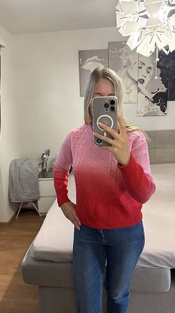 Strickpullover im Ombre-Design - ideal für den Herbst!