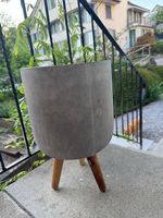 Stylischer Beton-Topf (Skandi / Boho-Stil) 