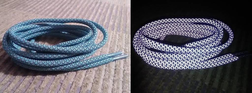 Scarpe da uomo: Schuhbändel, türkis, neu, reflektierend – Nuovo (secondo la descrizione) da Niederhasli venduto da mybluefish