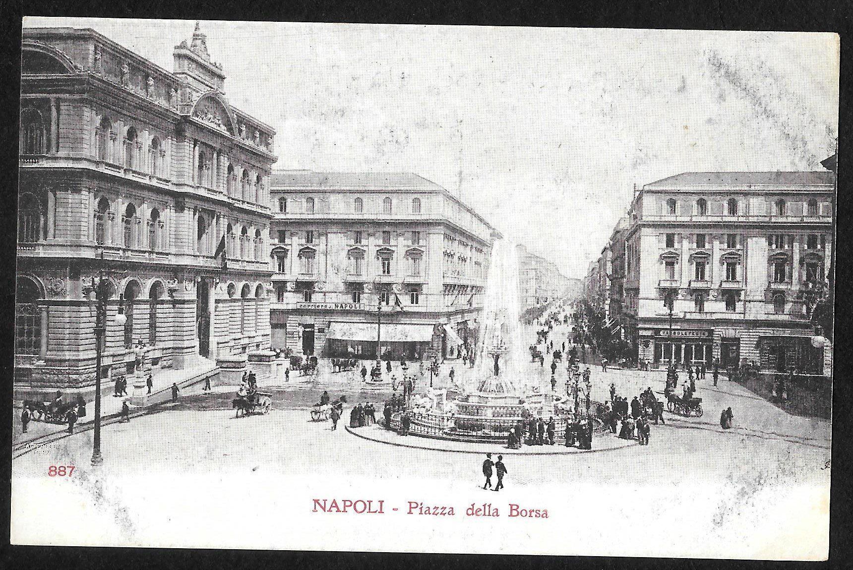 Cartes postales: Napoli Piazza della Borsa – D'occasion à Olten par clotaldi