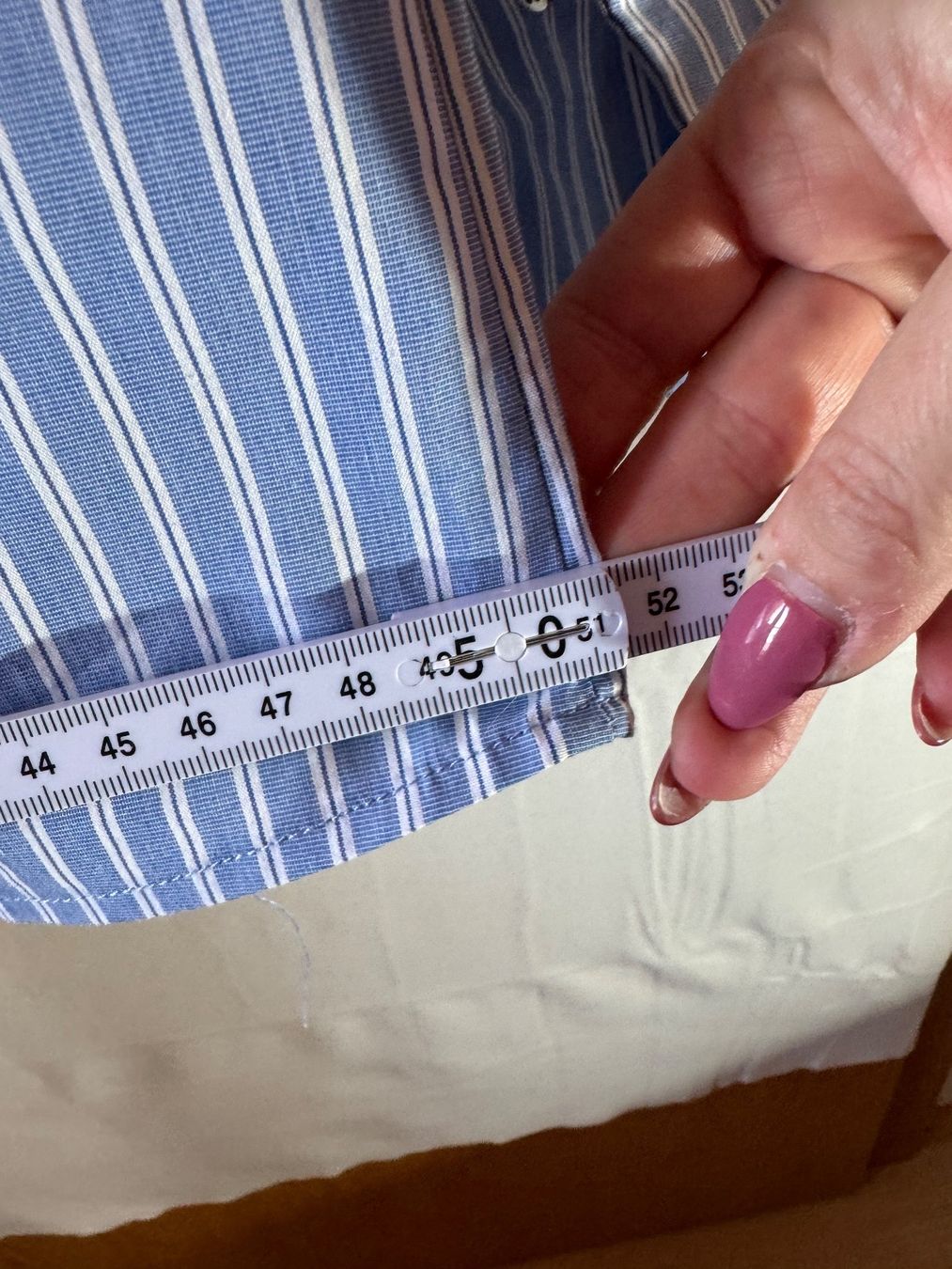 Camicette: Gestreifte Bluse mit Blumenmuster  ca Gr. S – Usato da Grosswangen venduto da second_hand_dress 8