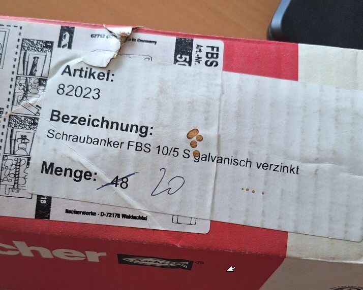 Ancore: fischer Betonschraubanker, 20 Stück – Nuovo (secondo la descrizione) da Spreitenbach venduto da ric_hyq6 2