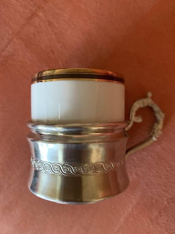Set di piatti: Service à café support en étain  – Usato da Renens VD venduto da the_j68r 1