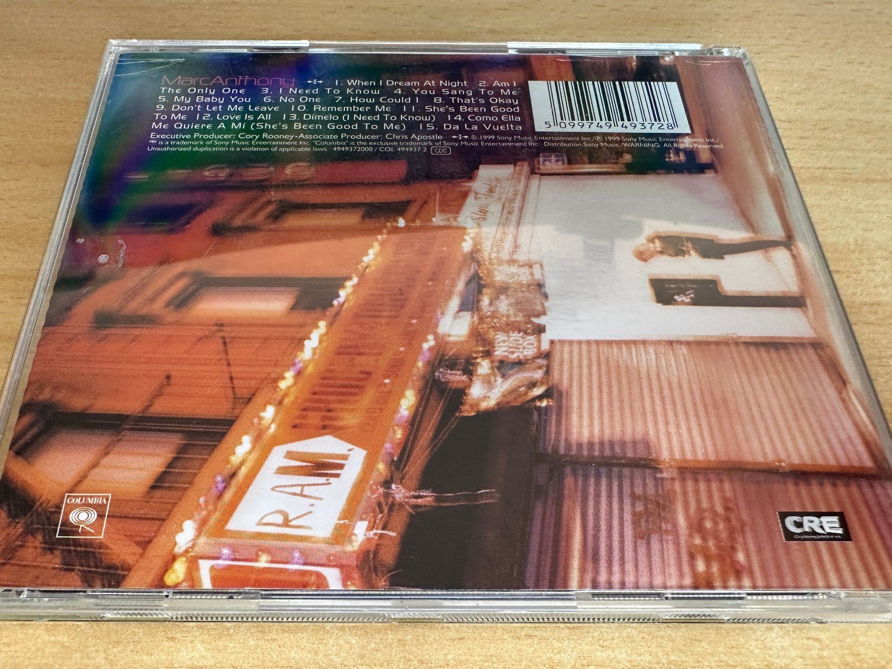 CD: Marc Anthony – Marc Anthony – Usato da Rikon im Tösstal venduto da Alpenmutz 1