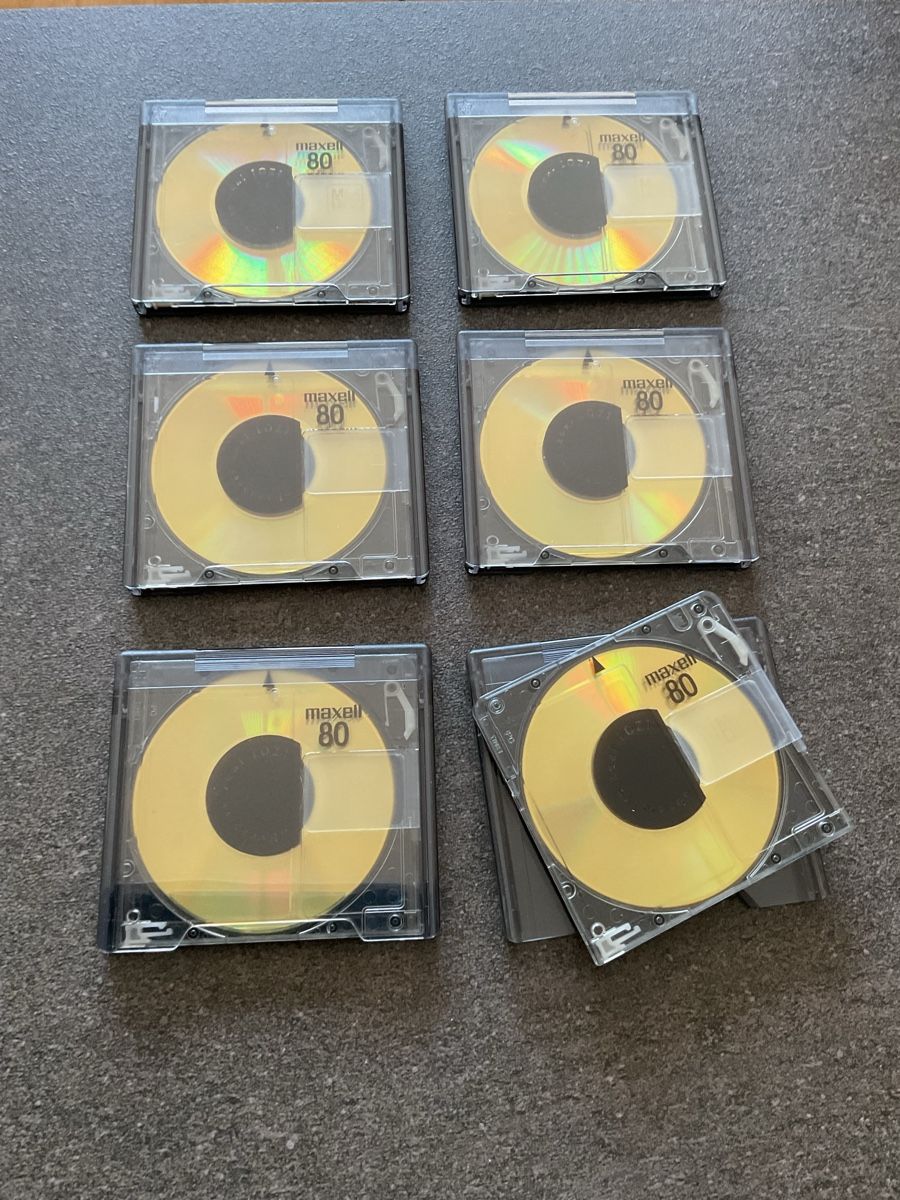 Maxell Minidisc: 6 Stk. Maxell MiniDisc 80 – Usato da Jegenstorf venduto da BAVARIA4CH