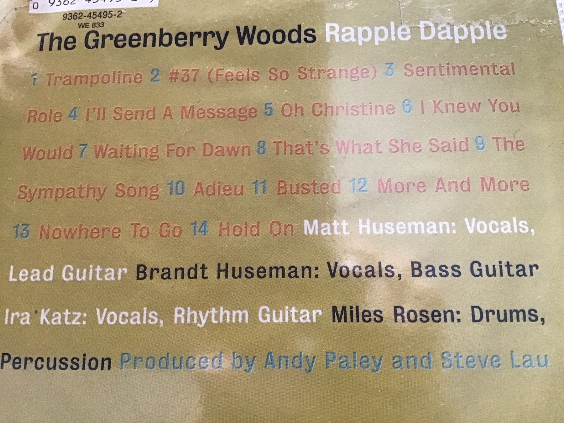CD: the greenberry woods – Usato da Thierachern venduto da sweden08 1