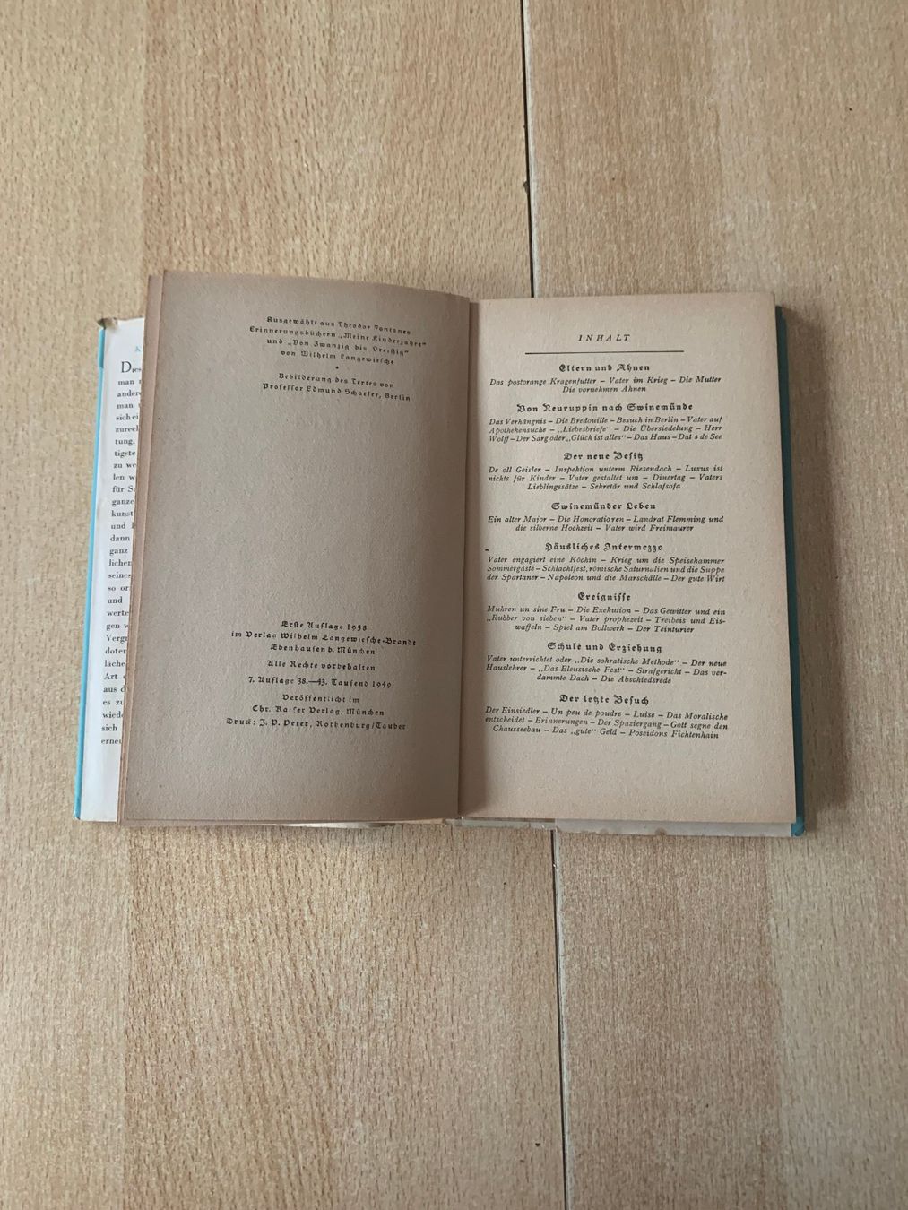 Bücher: Buch Das Bild des Vaters von Theodore Fontane – Gebraucht aus Reinach BL von Grolifcb 3