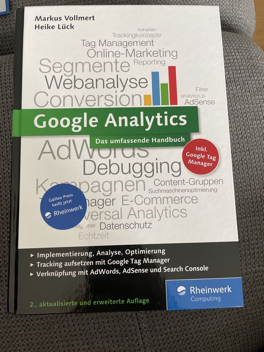Libri: Google Analytics Handbuch, 2. Auflage – Nuovo e nell'imballaggio originale da Root D4 venduto da dm96