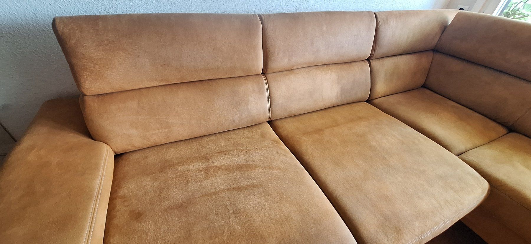 Sofas: Polstergarnitur /Ecksofa  Microfaser  Braun 175cm x 230cm – Gebraucht aus Rebstein von Type25 7