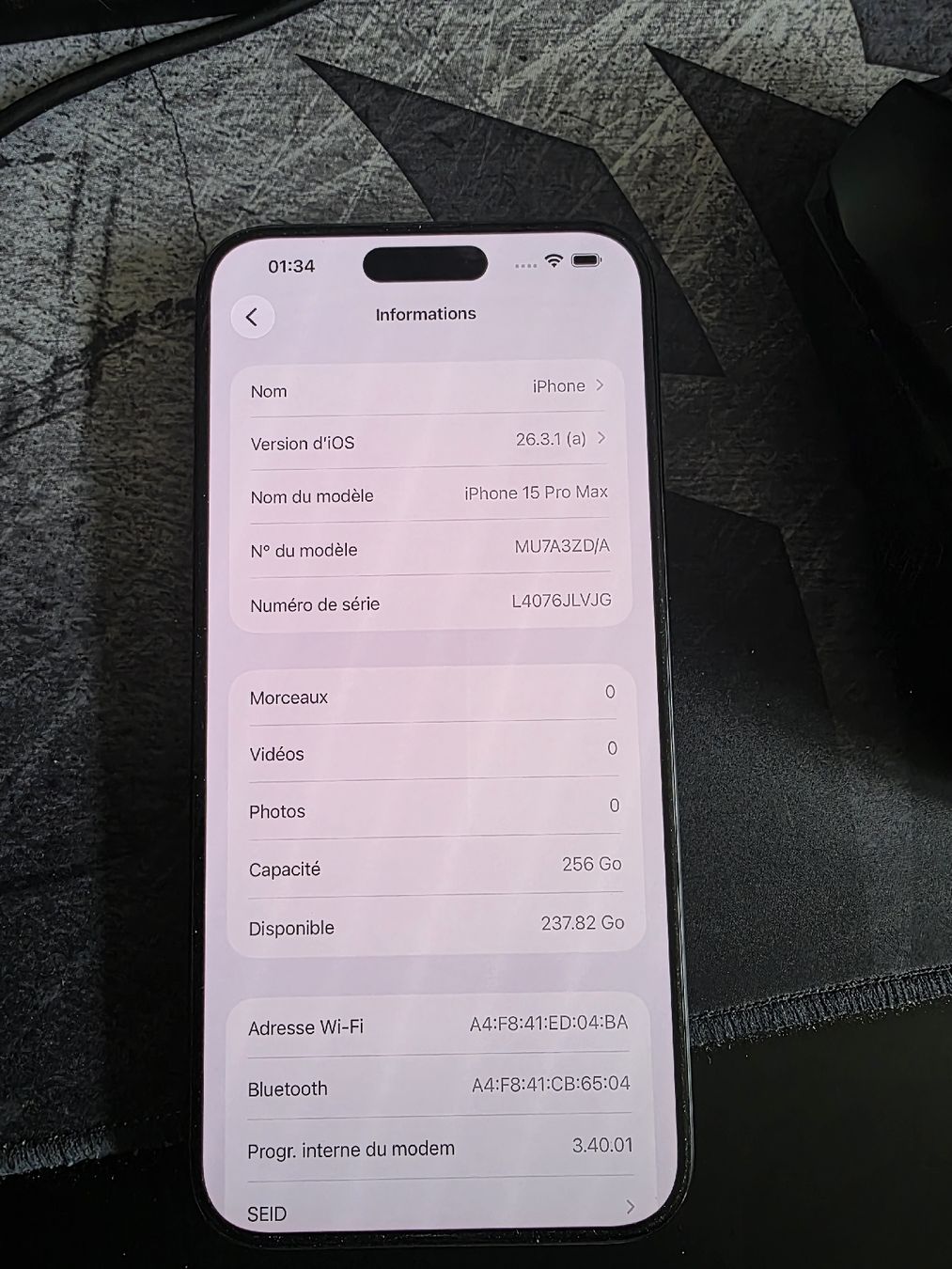 Apple Handys / Smartphones: iphone 15 pro max 256GB – Gebraucht aus Le Locle von Bryan_j31 2