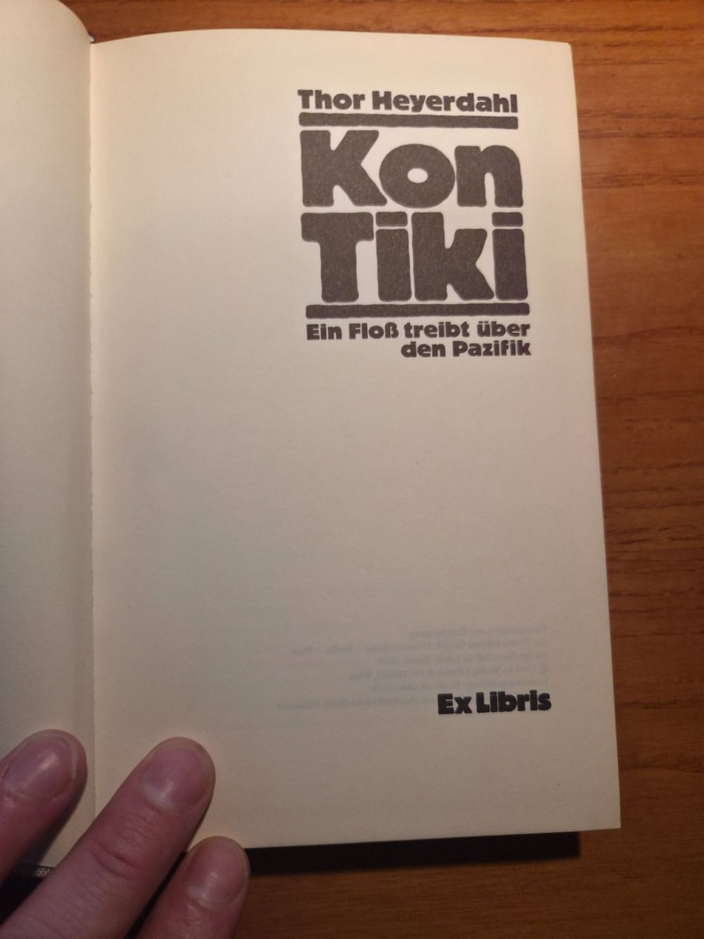 Libri: Thor Heyerdahl Kon-Tiki Ex Libris 1977 – Usato da Aldesago venduto da lusuardi 3