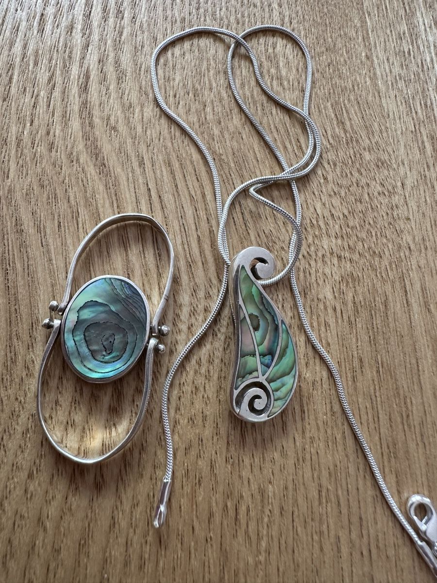 Sonstiger Schmuck: 925 Silber Perlmutt Schmuck  – Gebraucht aus Herbriggen von Sehrazade