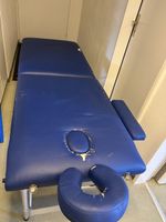 Massagebank blau, gebraucht, ideal für den Start!