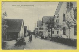 1920iger Gruss Meisterschwanden//belebt/Knickebockertyp+Velo