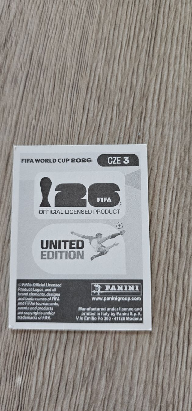 Panini Cartes à collectionner: Fifa World Cup Panini CZE 3 – Neuf avec emballage d'origine à Biel VS par volcom8702 1