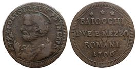 Italien, Rom, 2.5 Baiocchi 1796