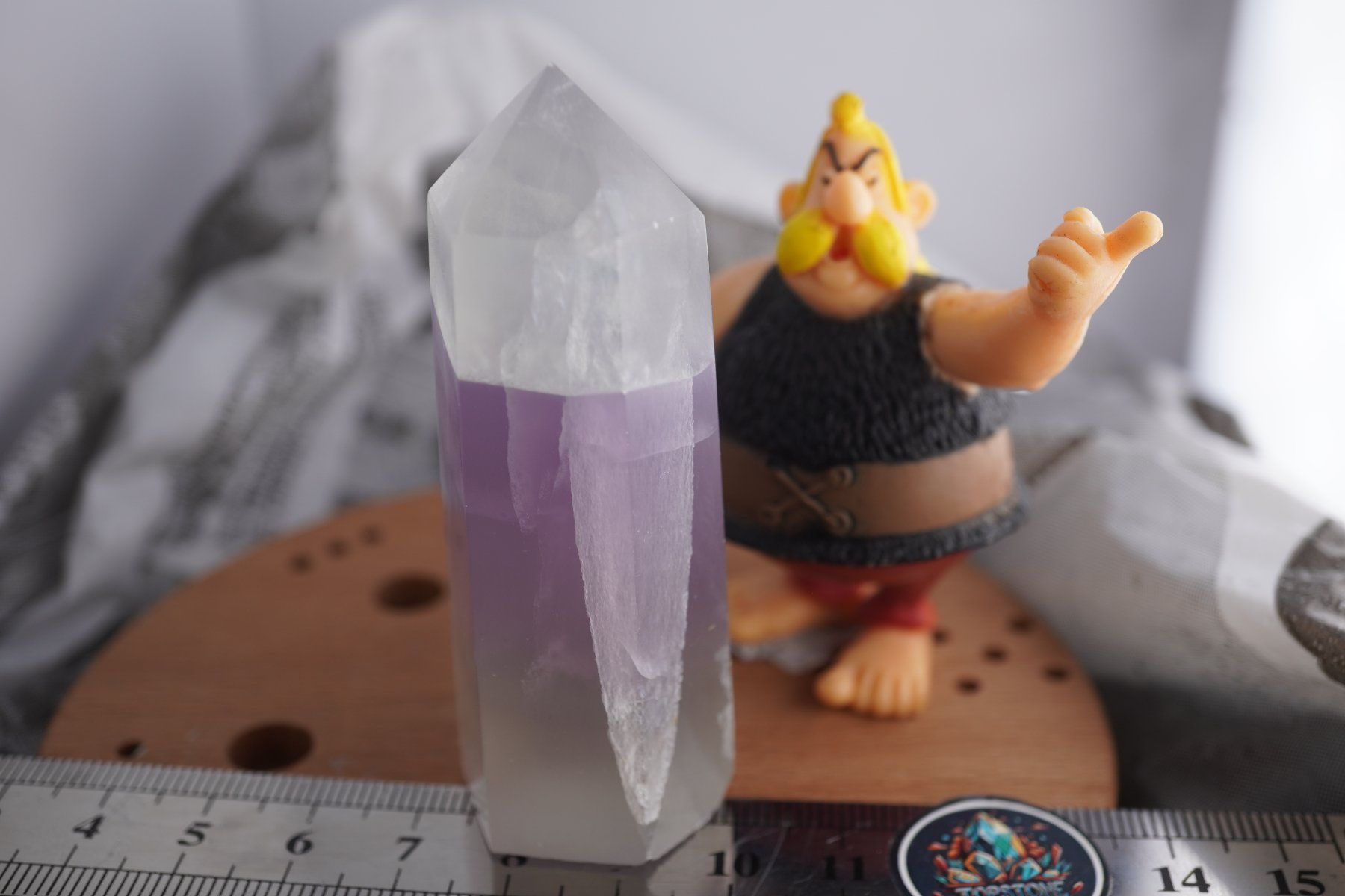Mineralien & Heilsteine: Fluorite         Spitze        Spitze 70mm x 26mm – Neu und originalverpackt aus Eschenbach SG von topstone 7