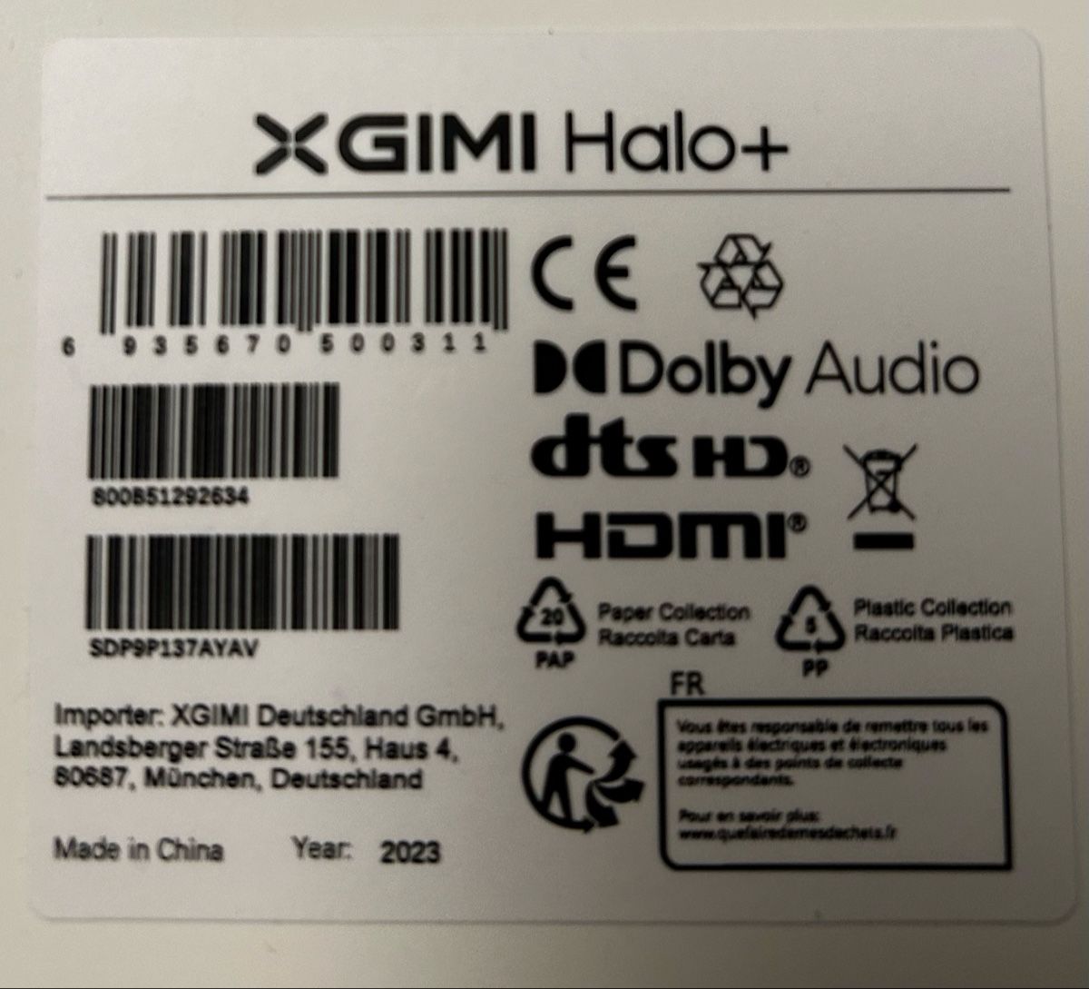 Xgimi Videoprojektoren: Xgimi Halo+ Mini Projektor – Gebraucht aus Seengen von tomithebacon 2