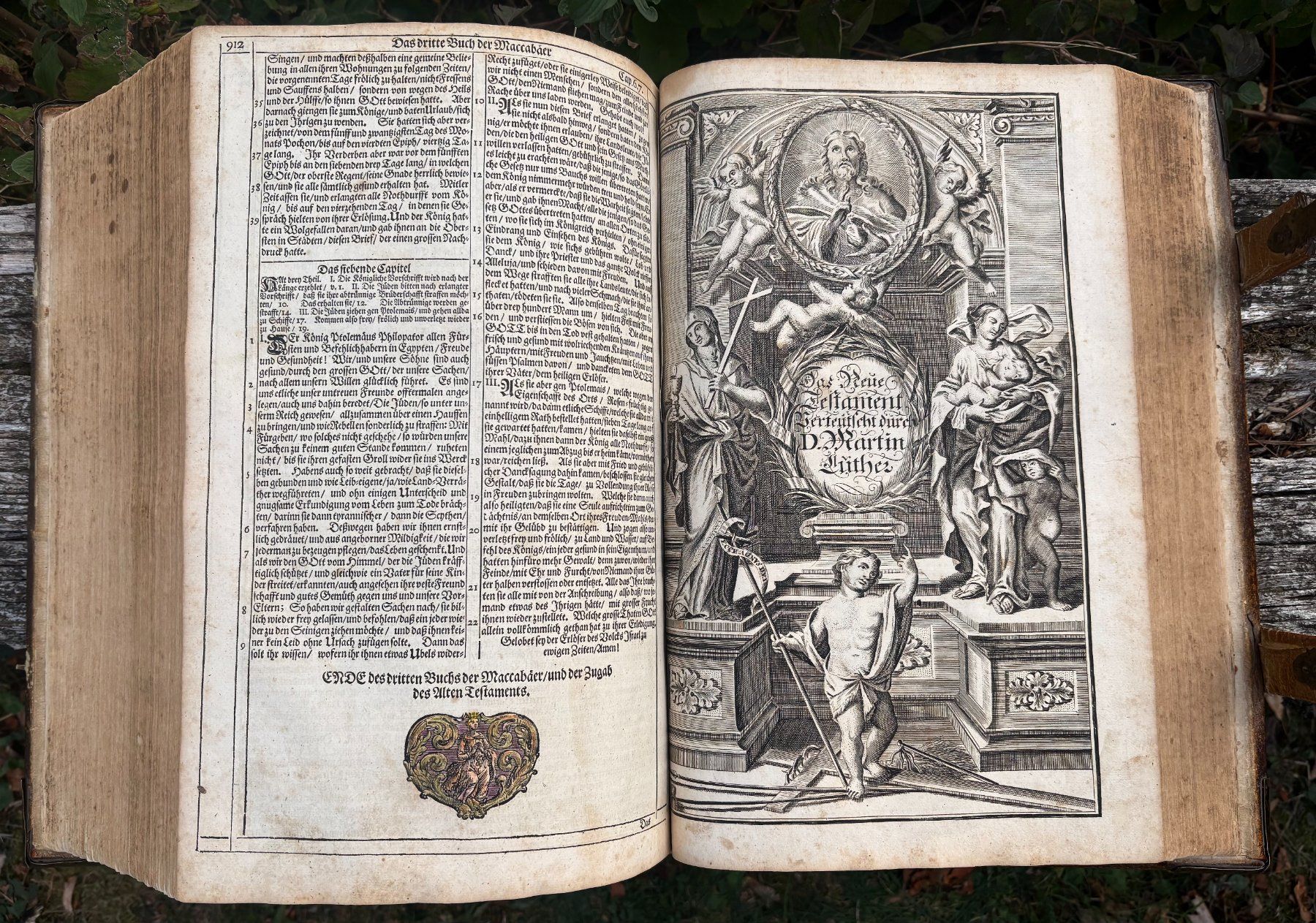 Bücher: Endterische Holzschnitt-Bibel – Gebraucht aus Stüsslingen von Ideur1 3