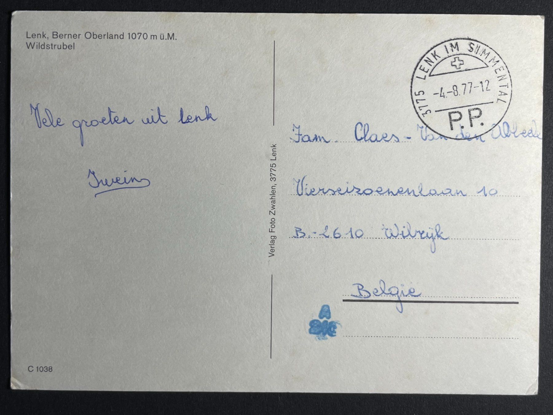 Cartoline postali: Lenk - Wildstrubel – Usato da Steg VS venduto da _vinci_ 1