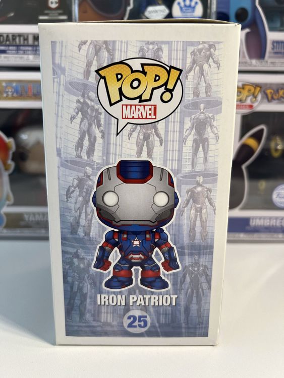 Funko Pop! Iron Patriot #25 – Neuf En Boîte – Collection Marvel