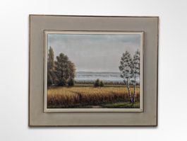 CH. VÖGELI Ölbild mit Seelandschaft