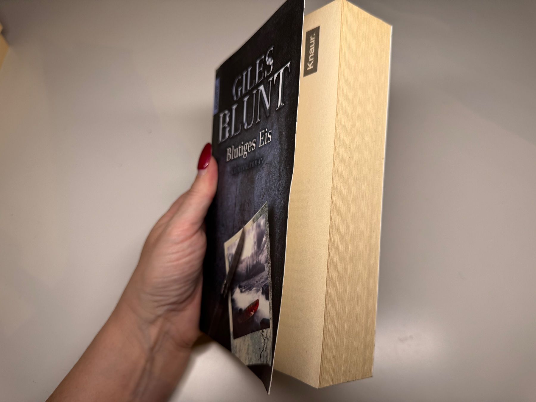 Libri: ROMAN: Gilet Blunt, Blutiges Eis – Usato da Grosswangen venduto da Deutsche_Romane 1