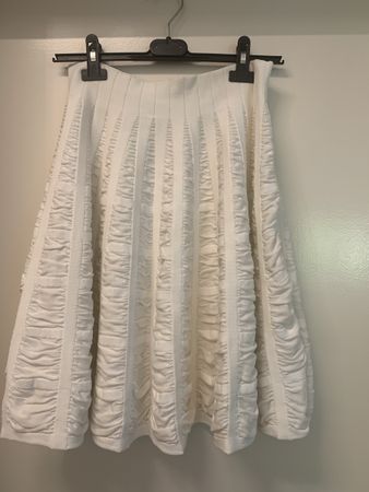 Alaïa Paris Minirock, Grösse 38, Weiss/ offwhite