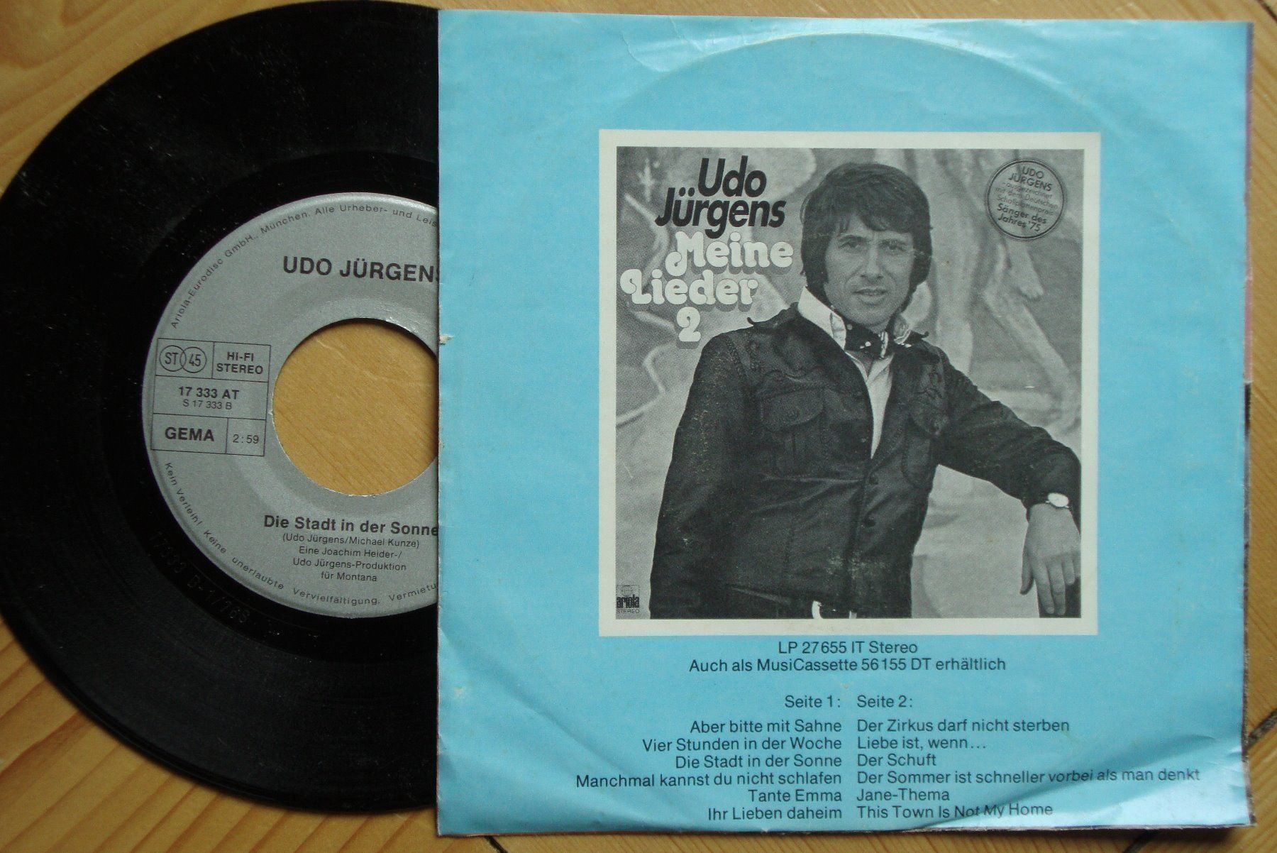 Dischi in vinile: Udo Jürgens - TANTE EMMA – Usato da Bern venduto da Uli_10_11 1