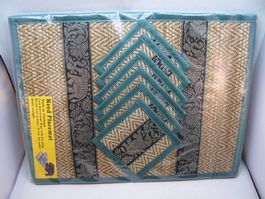 Tischset und Untersetzer aus Thailand - ungebrauchte Neuware