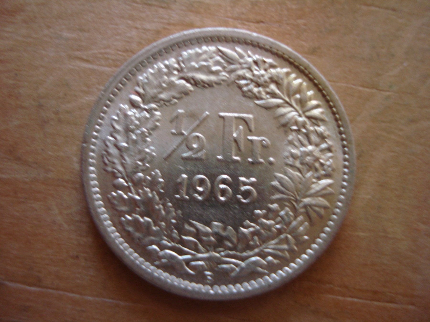Tutti le monete: (N4) 1/2 Franken 1965 UNZ – Usato da Erlach venduto da Net-Coins