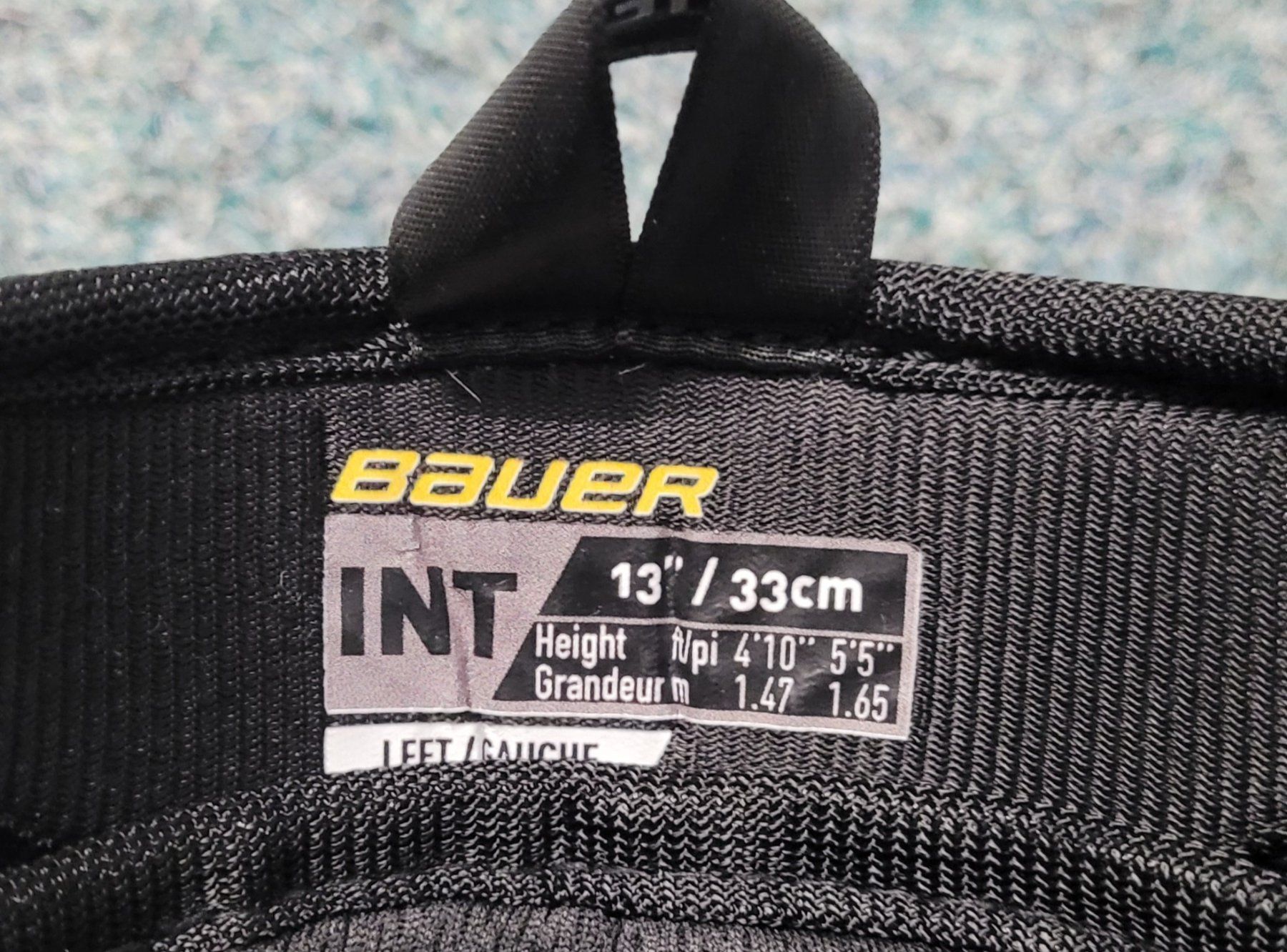 Bauer Schutz & Schoner: Schienbeinschoner Eishockey, Gr. 13" – Gebraucht aus Frasnacht von Snowbird1 1