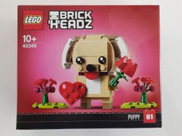 LEGO 40349 - BrickHeadz Valentine's Puppy, NEW