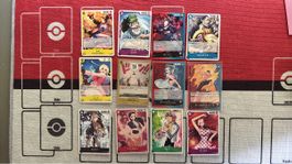 One Piece Sammelkarten Set 12 pieces LP used