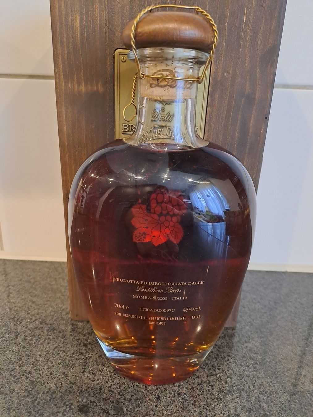 Berta Bevande alcoliche: Berta Grappa BRICDELGAIAN 1997 mit OHK – Nuovo e nell'imballaggio originale da Elsau venduto da Kellerraeumung 5