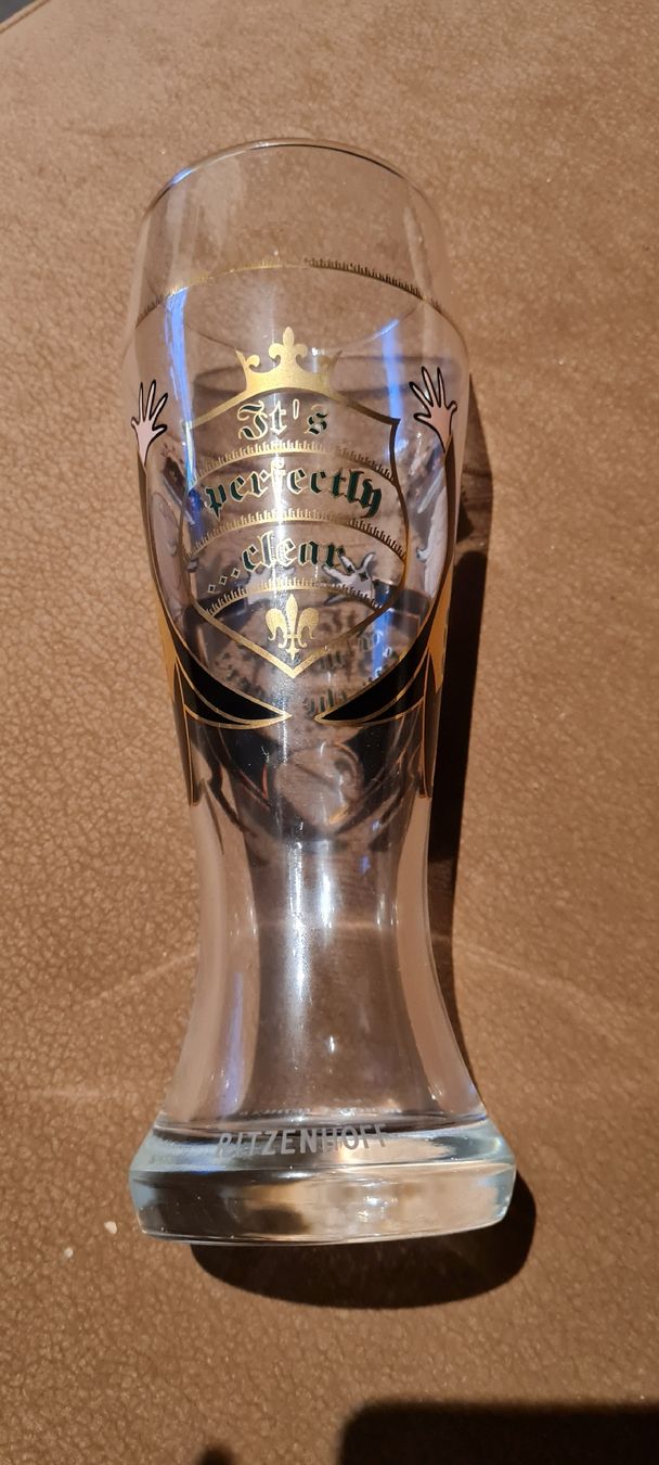 Ritzenhoff Gläser: Ritzenhoff raritätz Bierglas "It's Perfectly Clean" – Neu (gemäss Beschreibung) aus Münsingen von Cuci31 1