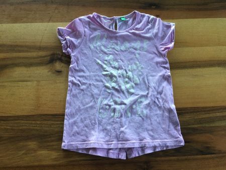T-Shirt Top Benetton Grösse 98 Mädchen Oberteil Sommer