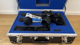 Minolta X-700 geprüft und gereinigt mit diversem Zubehör