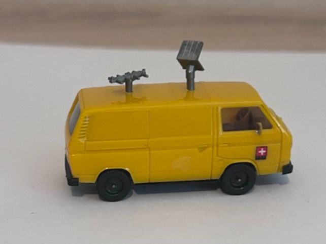 Herpa Modellini d'auto: Herpa VW Bus PTT mit Richtantennen – Usato da Goldach venduto da Manyro55 1