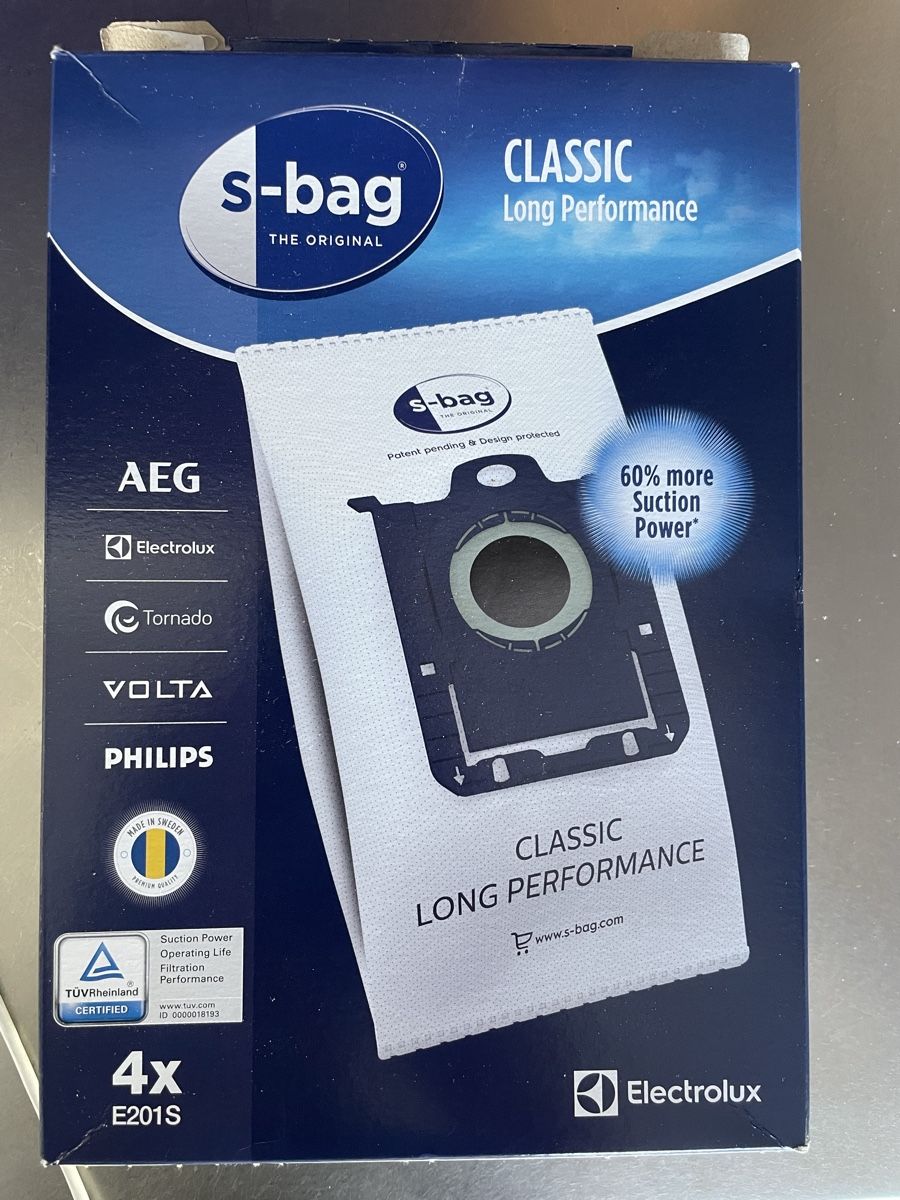 Aspirapolveri & Accessori: Staubsaugerbeutel s-bag E201S 4 Stk neu – Nuovo e nell'imballaggio originale da Zürich venduto da lui_cg79